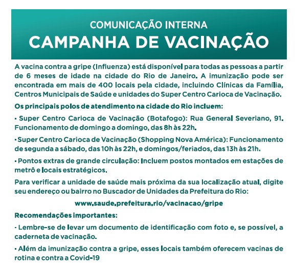 Campanha de vacinação 